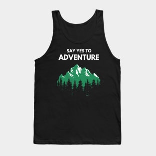 Mountain Adventure Outdoorsman Hiking Camping Tank Top